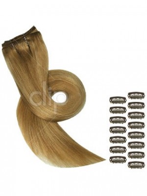 16" Fashionble Diy Set Clip In Hair Extensions