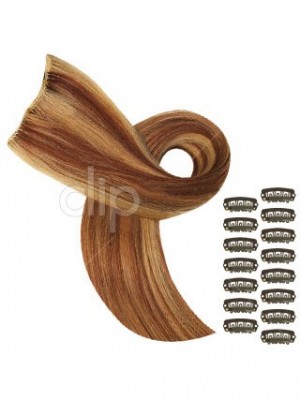 Fashion 16" Diy Set Clip In Hair Extensions