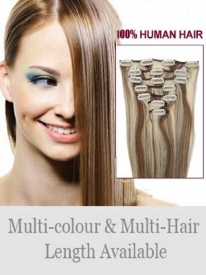 18" Natural Straight Human Hair Extension