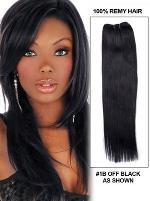 16" Straight Remy Hair Extension