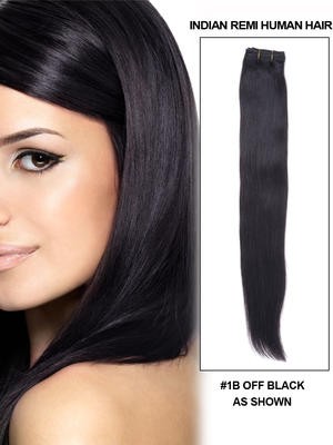 22" Attractive Remy Human Hair Extension Weft 