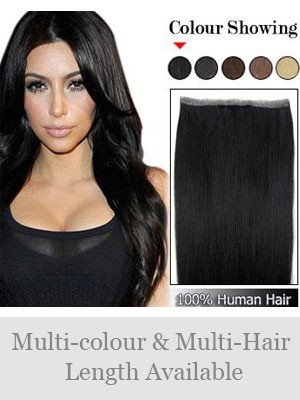 20 Inches PU Skin Weft Remy Human Hair Extensions