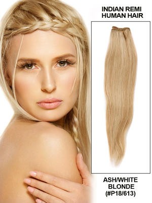 24" Attractive Straight Remy Human Hair Weft