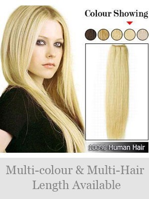 Straight Tangle Free Remy Human Hair Full Head Extensions