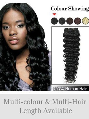Deep Wave Charming Remy Hair Weft Extensions