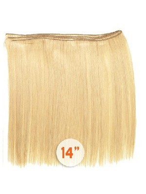 14" Human Hair Straight Weft Extensions
