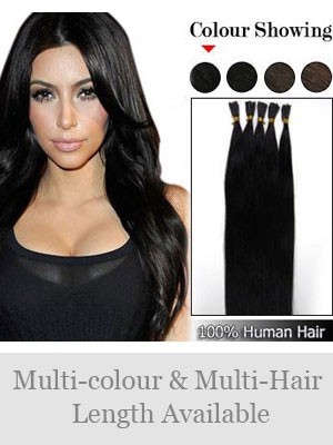 18" 100% Human Hair Elegant Stick Tip Extensions