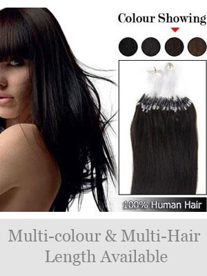 18" 100% Human Hair Wonderful Micro Loop Extensions