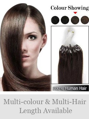 18" Micro Loop 100% Human Hair Extension
