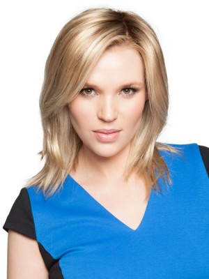12" Straight Synthetic Clip In Hairpiece