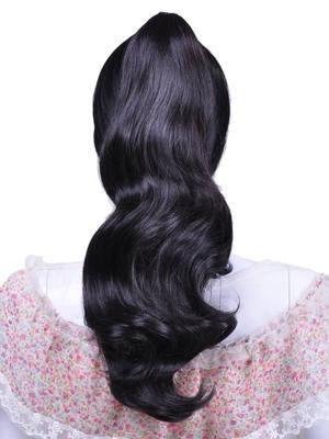 20" Synthetic Hair Long Wavy Ponytail