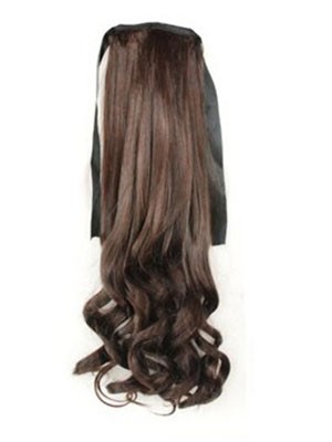 18" Long Wavy Synthetic Hair Ponytail