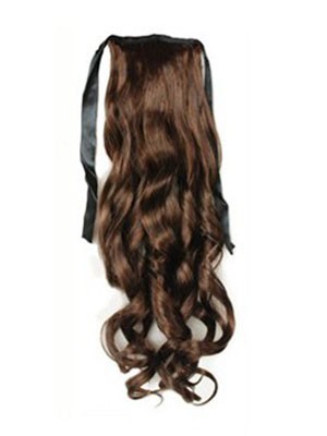 16" Long Wavy Synthetic Hair Ponytail
