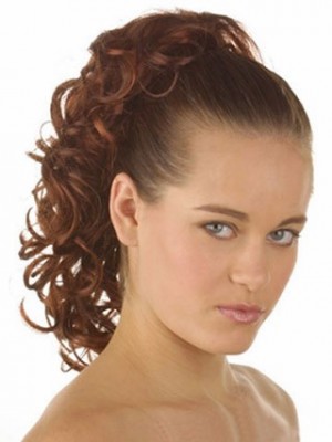 Nice Curly With Claw Clip Synthetic Ponytail
