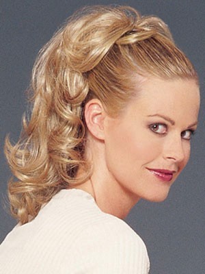 Morden Mid-length Ponytail With Clip