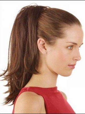 Ponytail With Claw Comb Attachment