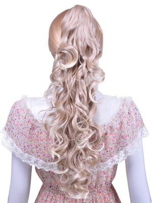 24" Gorgeous Long Wavy Synthetic Hair Ponytail