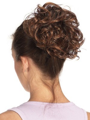 Curly Synthetic Wrap With Claw Clip