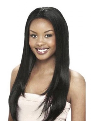 Silky Straight Remy Human Hair Lace Front Wig