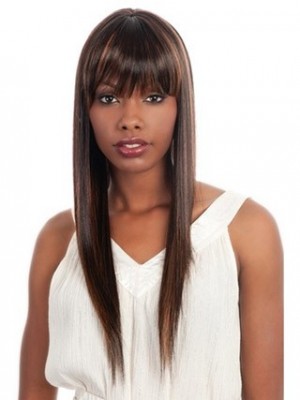 Silky Straight Long Synthetic Hair Wig