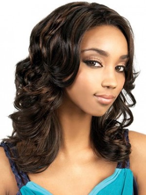 Long Loose Wave Synthetic Capless Wig