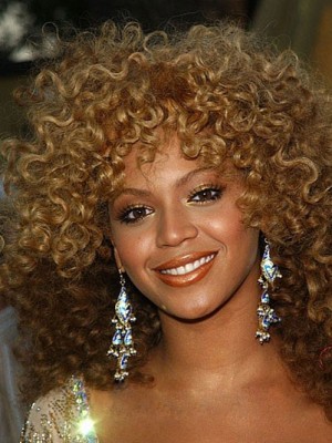 Mid-Length Curly Synthetic Capless Wig