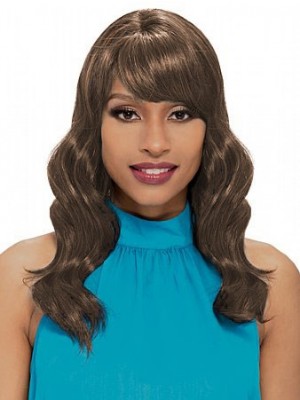 Capless Silky Wavy Synthetic Wig