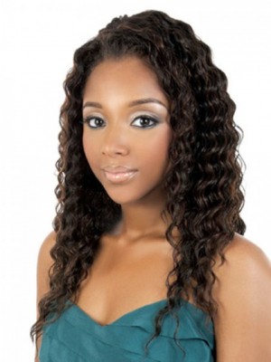 Anika Long Curly Capless Synthetic Wig