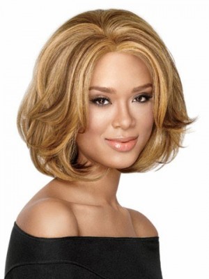 Mid-Length Bob Style Synthetic Wig
