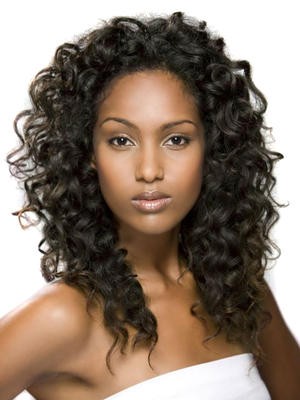Long Curly Synthetic Lace Front Wig 