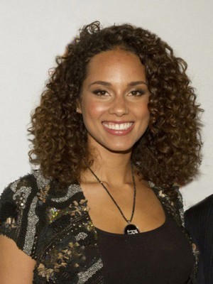 Curly Brown African Lace Wig For Women
