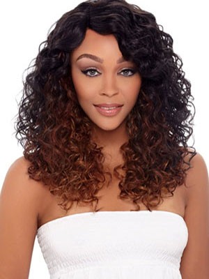 Curly Lace Front Long Human Hair Wig