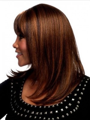 Capless Remy Hair Straight Wig