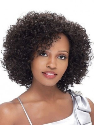 Curly Lace African American Wig