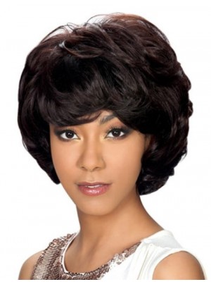 Wavy Synthetic African American Wig