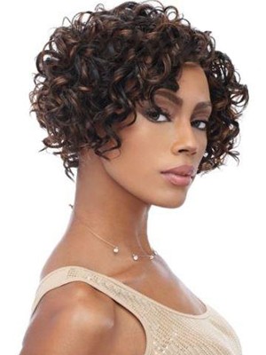 Capless Synthetic Curly Wig