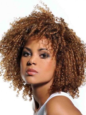 Gracious Curly Full Lace Synthetic Wig