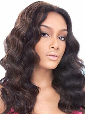 Wavy Human Hair Comely Lace Front Wig