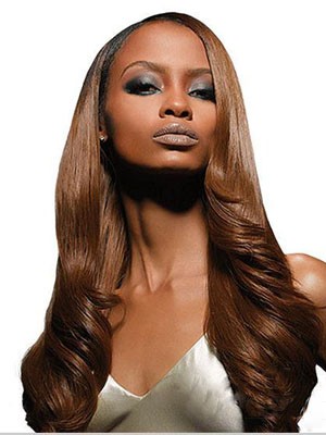 Gracious Long Wavy Lace Front Synthetic Wig