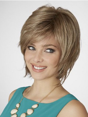 Lace Front Layered Synthetic Bob Wig