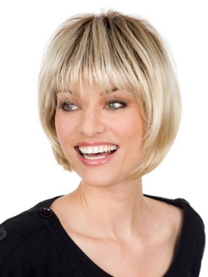 Mid-length Synthetic Lace Bob Wig