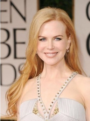 Nicole Kidman's Long Hairstyle Lace Wig