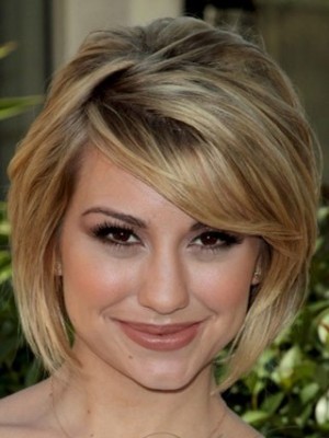 Chelsea Kane Concave Bob Hairstyle Celebrity Wig