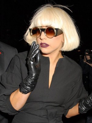 Lady Gaga Short Straight Capless Wig For Woman