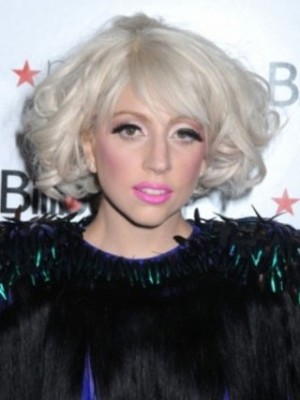 Lady Gaga Bob Style Wavy Wig