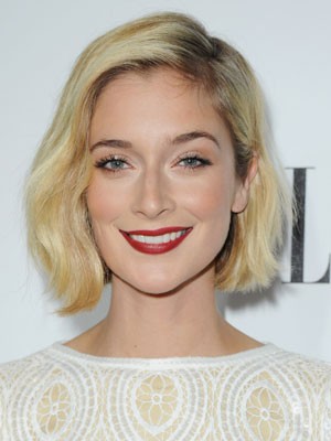 Caitlin FitzGerald Hairstyle Lace Front Bob Wig