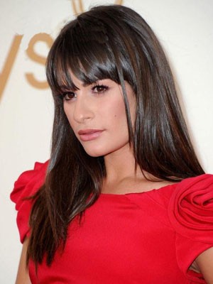 Lea Michele Hairstyle Capless Wig