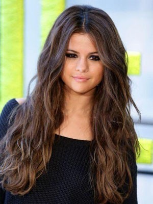 Selena Gomez Hairstyle Human Hair Wig