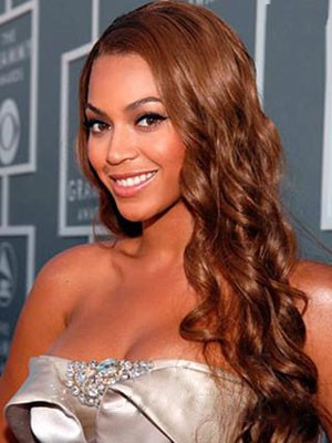 Beyonce Wavy Hairstyle Synthetic Lace Front Wig