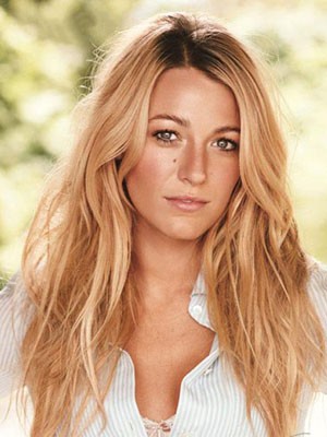 Blake Lively Hairstyle Lace Front Human Hair Wig